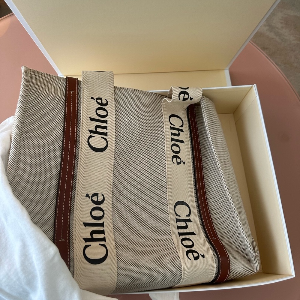 Chloe woody medium tote
